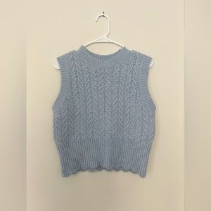Blue Zara Sweater Vest!